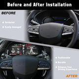 Paddle Shifter Extension Decor Cover Kit For Cadillac XT4 CT4 CT5 XT6 2020-up