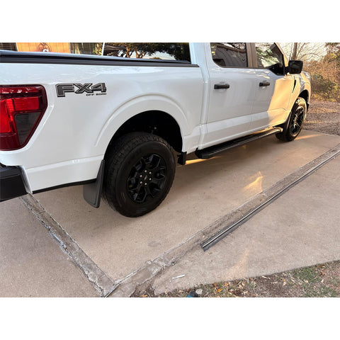 x xotic tech Mud Flaps Splash Guard Compatible with Ford F-150 2021 2022 2023 2024 2025 2026 Front & Rear Mudguards Fender Flare Dirt Slush Trap Protector Set Pickup Truck Accessories(4PCS)