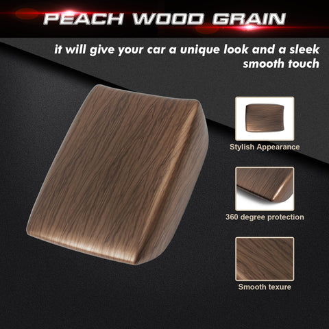 Peach Wood Style Center Console Armrest Box Cover Trim For Honda CR-V 17-2022