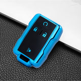 For Chevrolet Suburban GMC Yukon 4 Buttons Remote Key TPU Fob Cover Case Holder