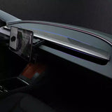 2pcs/Set Dashboard Panel Wrap Decor Cap for Tesla Model 3/Y Highland Juniper