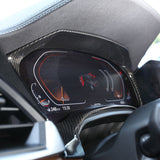 Carbon Fiber Look Center Console Stripe Steering Wheel Cover For BMW 3 Series