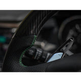 2x Aluminum Red Steering Wheel Paddle Shifter Extensions For Hyundai Genesis G70