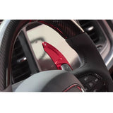 Black Forged ABS Paddle Shifter Extension For Dodge Charger Chrysler 300 2015-21