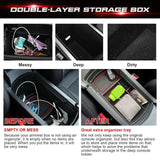 Central ABS Armrest Storage Box Grocery Holder w/Anti-Slip Pad For Accord 2018-22