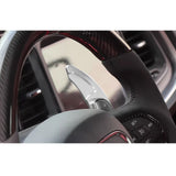 Black Forged ABS Paddle Shifter Extension For Dodge Charger Chrysler 300 2015-21