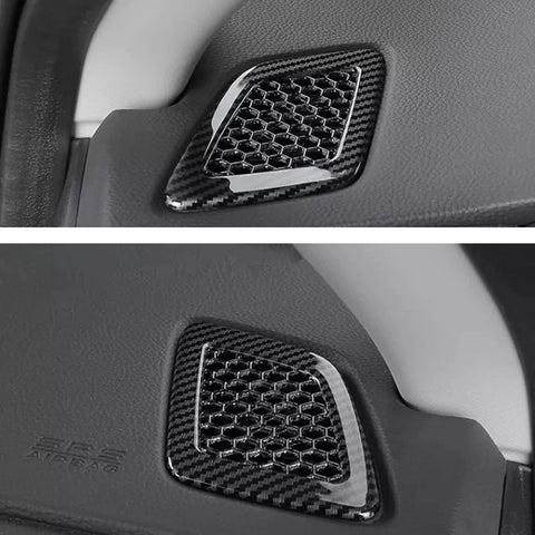 Wood/ Carbon Look Dash Side AC Vent Outlet Cover Accessories For Honda CRV 2023+