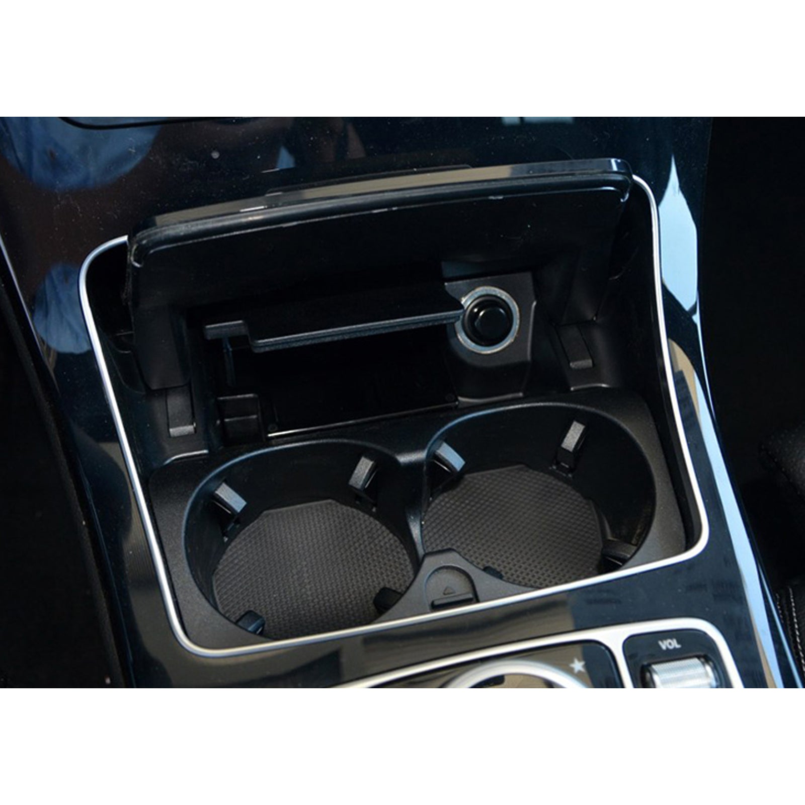 Center Console Dual Water Cup Holder For Mercedes Benz C E Class W205