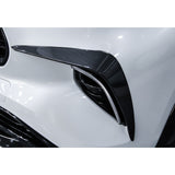 x xotic tech Front Fog Light Cover Trim Eyebrow Spoiler Molding Compatible with Toyota Highlander 2020-up ABS Car Decoration Exterior Accessories, 2Pcs/Set