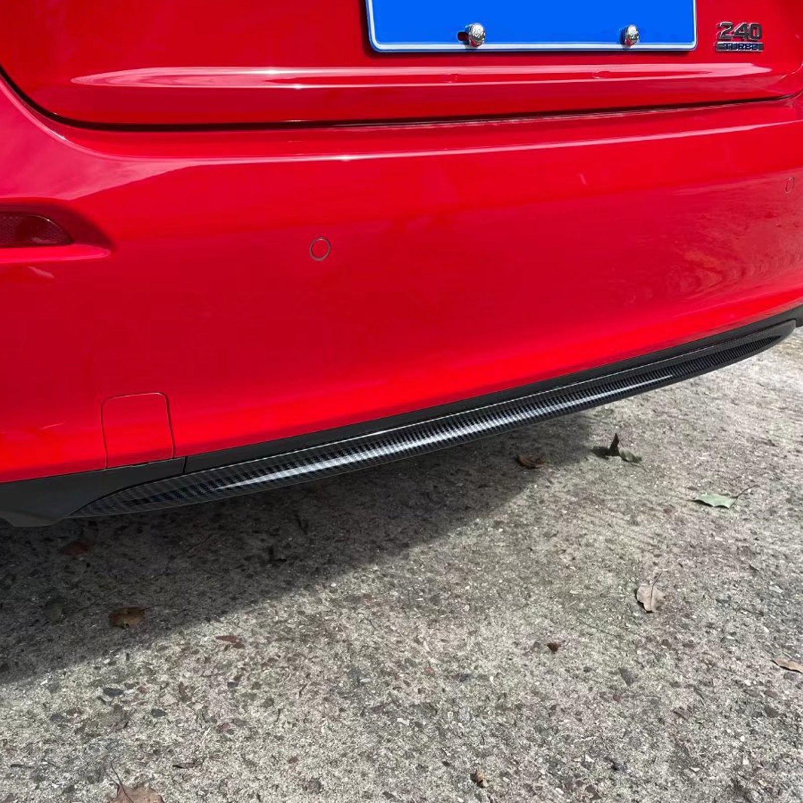 Carbon Fiber Rear Tail Light Molding Cover Trims For Honda Civic 10th 2016-2021 - Foto 2