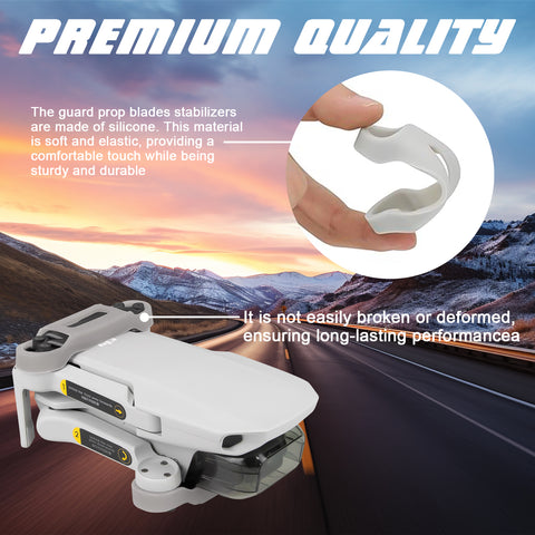 x xotic tech Propellers Holder Guard Prop Blade Stabilizer Compatible with  DJI Mavic Mini 4K/Mavic Mini/Mini 2/Mini SE/Mini 2 SE, 2Pcs Propeller Guard Strap Protector