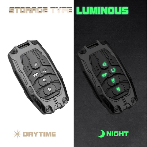 x xotic tech Mech Style Heavy Metal Key Fob Cover Compatible with Honda Civic, Accord, CR-V, HR-V, Pilot 2022–2026, Zinc Alloy Key Case Protector Shell Keychain