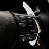 Silver Aluminum Paddle Shifter Extension Decor For Honda Accord Civic CRV Pilot