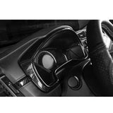 Carbon Fiber Black Dashboard Instrument Panel Cover For Honda CR-V 2017-2022