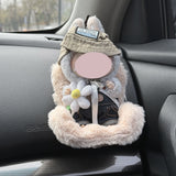 Cute Doll Mini Safety Seat Air Vent Clip Car Interior Decoration Accessories