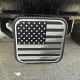 x xotic tech 2 Inch Universal American Flag Tow Hitch Covers, Trailer Hitch Cover Tube Plug Insert, Car Exterior Accessories, Receiver Tube Hitch Plug