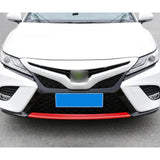 Red Front Bumper Corner Grille Lip Combo Cover For Toyota Camry SE XSE 2018-2020