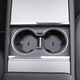 Center Console Dual Water Cup Holder Insert For Tesla Refresh Model 3 Model Y