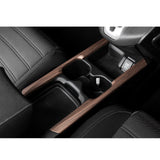 Peach Wood Style Console Water Cup Holder Panel Stripe Cover For Honda CRV 17-20