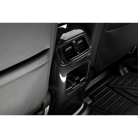 Carbon Fiber Pattern Rear Air Vent Molding Cover Trim For Honda CR-V 2017-2022