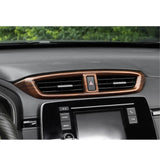 Peach Wood Grain Front Center AC Vent Outlet Decor For Honda CR-V 2017-2022