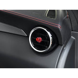x xotic tech 5PCS Sports Aluminum Air Conditioner Vent/Opening Knob Decoration Covers Compatible with Mercedes W205 C-Class C180 C250 C300 C350 C400 C63 AMG 2015-2021, GLC Class 2016-2022