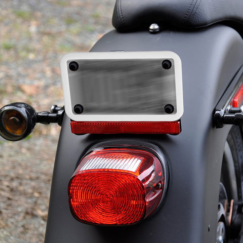 x xotic tech Motorcycle Silicone License Plate Frames, Motorbike License Plate Holder, Rust Proof, Rattle Proof, Weather Proof