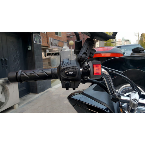 x xotic tech Motorcycle Handlebar Switch Fog Light Spotlight Switch, 7/8" 12V Driving Halo ON/ON/Off Switch 3 Position Control Universal