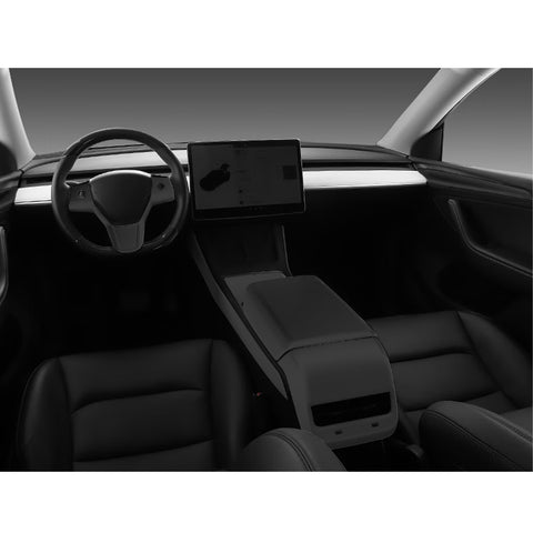 2x Matte White Dashboard Overlay Strip Cover For Tesla Model 3 2017-2023 & Model Y 2020-up