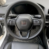 Carbon Fiber Look Dash Side AC Vent Handle Bowl Cover Trim For Honda Civic 22-up