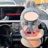 Cute Doll Mini Safety Seat Air Vent Clip Car Interior Decoration Accessories