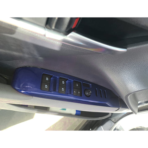 4pcs/Set Window Lift Switch Panel Molding Trim Fit Toyota Camry XV70 2018-2025