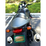 x xotic tech Motorcycle Silicone License Plate Frames, Motorbike License Plate Holder, Rust Proof, Rattle Proof, Weather Proof