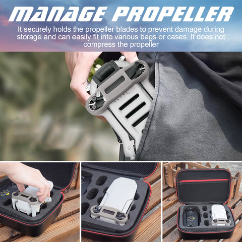 x xotic tech Propellers Holder Guard Prop Blade Stabilizer Compatible with  DJI Mavic Mini 4K/Mavic Mini/Mini 2/Mini SE/Mini 2 SE, 2Pcs Propeller Guard Strap Protector