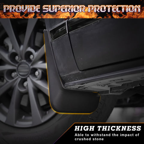 x xotic tech 4PCS Car Front & Rear Mud Flap Splash Guards Fender Flare Mudguard Dirt Slush Trap Protector w/Hardware Accessories Compatible with Mazda CX-30 CX30 2020 2021 2022 2023 2024 2025