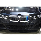 Tri-Colored Front Kidney Grille Strips Clip Cover For BMW 3 Series G20 2019-2022