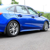 x xotic tech 4PCS Car Front & Rear Mud Flap Splash Guards Fender Flare Mudguard Dirt Slush Trap Protector w/Hardware Accessories Compatible with Honda Civic 2022 2023 2024 2025