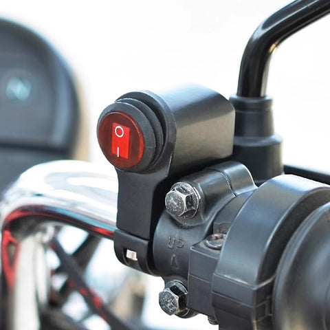 x xotic tech ATV Light Switch 12V Handlebar Switch Motorcycle Light Switch Toggle On/Off Headlight Button Switch For 7/8"(22mm) Handlebars Motorcycle Motorbike Scooter UTV