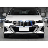 Tri-Colored Front Kidney Grille Strips Clip Cover For BMW 5 Series G60 2024-up