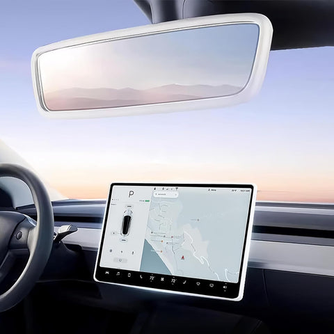 Center Console Screen Edge Frame Armrest Cover Kit For Tesla Model 3 Y 25+