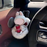 Cute Doll Mini Safety Seat Air Vent Clip Car Interior Decoration Accessories