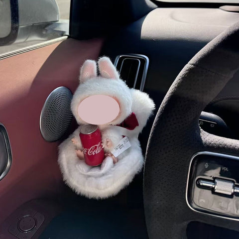 Cute Doll Mini Safety Seat Air Vent Clip Car Interior Decoration Accessories