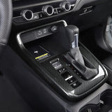 Wood/ Carbon Style Console Gear Shift Panel Trim Accessories For Honda CRV 23-up