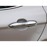 4pcs Chrome Side Door Handle Overlay Cover Trim For Toyota Camry Corolla Avalon