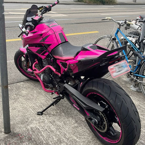 x xotic tech Motorcycle Silicone License Plate Frames, Motorbike License Plate Holder, Rust Proof, Rattle Proof, Weather Proof