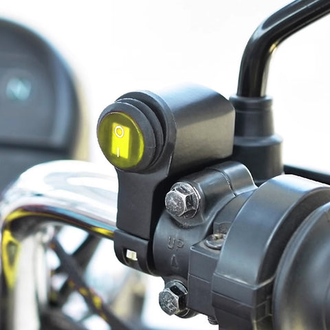 x xotic tech ATV Light Switch 12V Handlebar Switch Motorcycle Light Switch Toggle On/Off Headlight Button Switch For 7/8"(22mm) Handlebars Motorcycle Motorbike Scooter UTV
