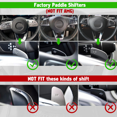 Paddle Shifter Extension For Mercedes Benz C E S GLA GLC Class