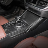 Carbon Fiber Look Center Console Stripe Gear Shift Panel Cover For BMW 3 Series
