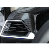 Carbon Fiber Look Center Console Stripe Steering Wheel Cover For BMW 3 Series