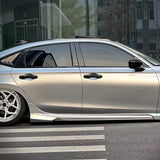 For Honda Civic Sedan 2022-up 6PCS Black Pillar Posts Door Trim Piano Cover Kit